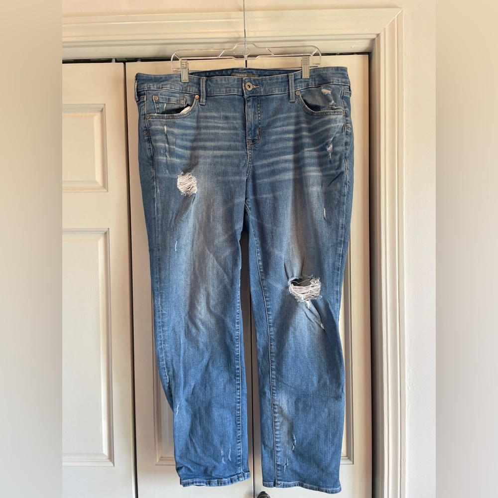 Torrid Boyfriend Straight Vintage Stretch jean, 18